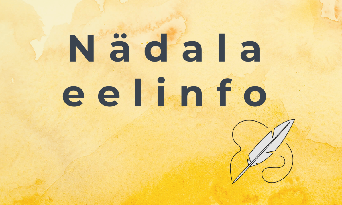 Anija vallavalitsuse nädala eelinfo 20.01. – 24.01.2025