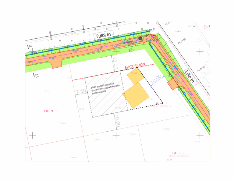 Projekteerimistingimuste avatud menetlus Kehra linn, Lille tn 2